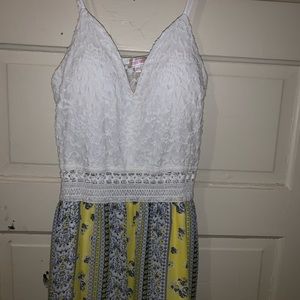 long floral sun dress